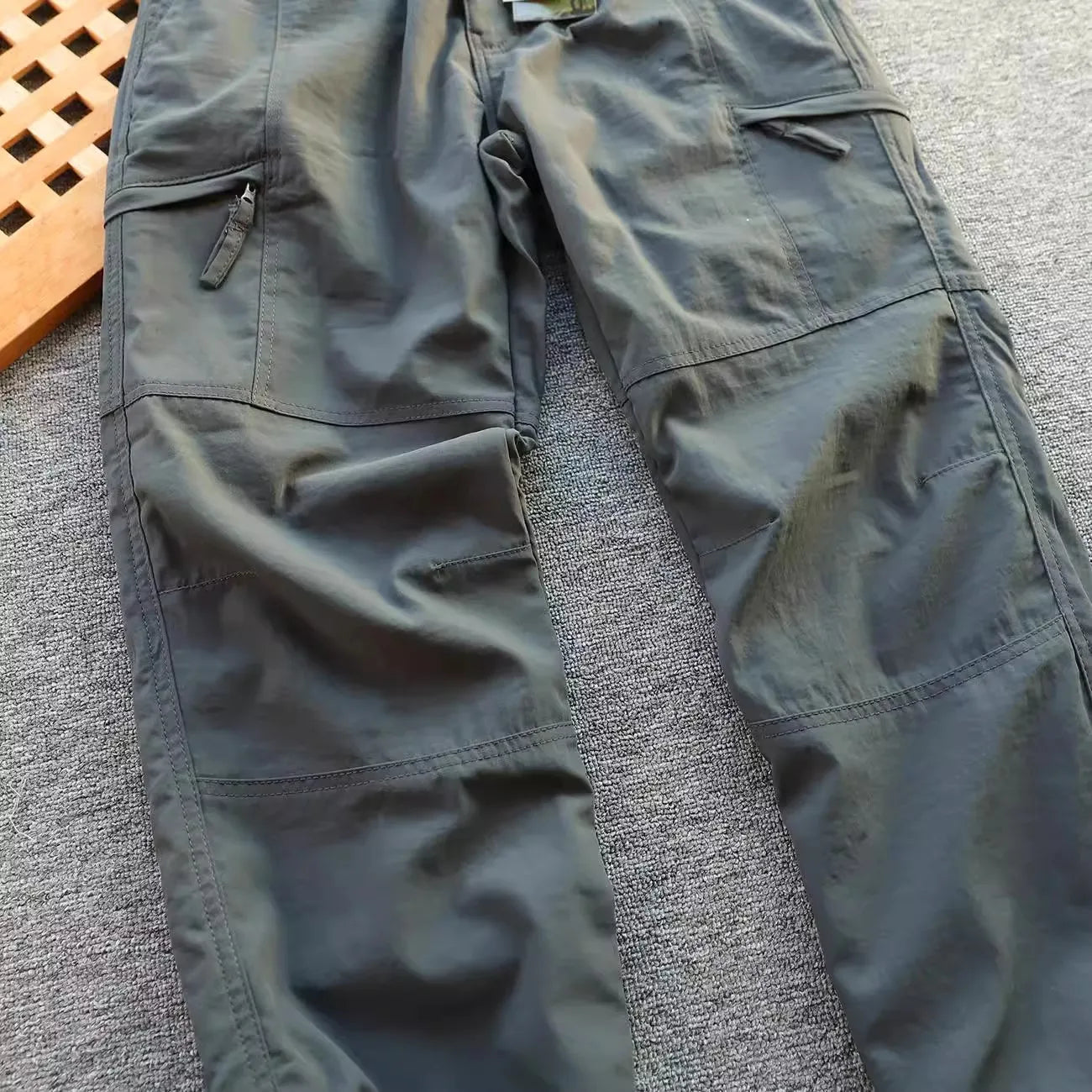 Outdoor Softell Pants Men's Autumn Winter Windproof Waterproof Thiened Fce Lined Straight Leg Hiking Mountain Climbing...