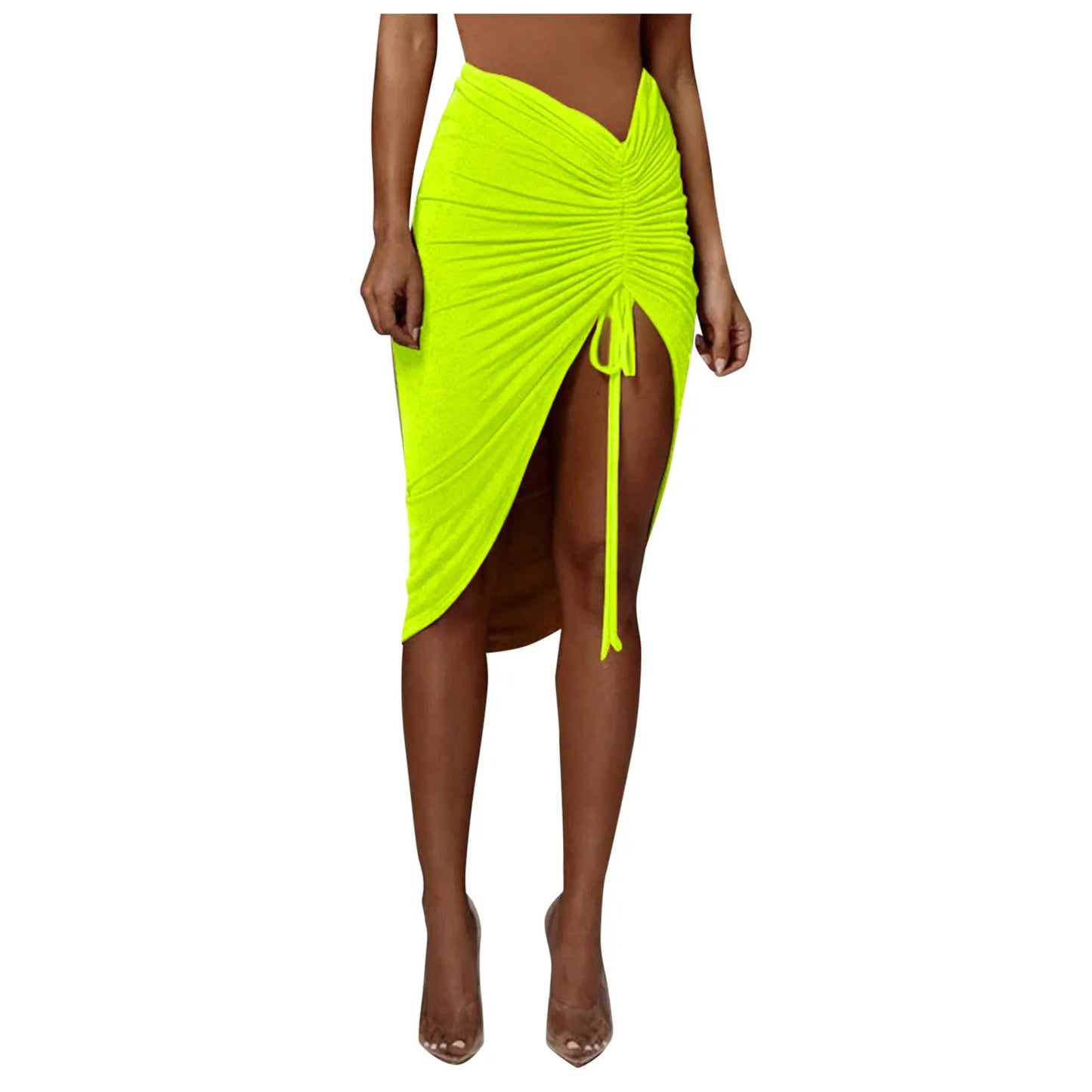 Women'S Skirt Sexy Women Chiffon Swimwear Pareo Scarf Cover Up Wrap Kaftan Sarong Beach Wear Bikinis Cover-Ups Skirts