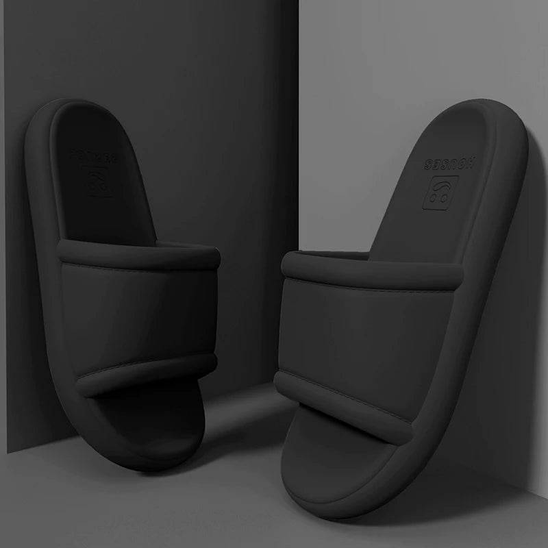 New Men's Slippers EVA Non-slip Bathroom Slipper Soft Comfortable Home Summer Sandal Indoor Bathroom Slippers Male Shower Shoes