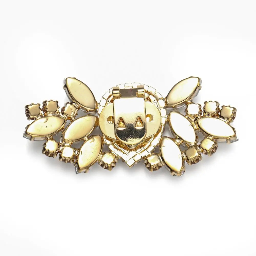 1Pair Detachable Shoes Decorations Shiny Crystal Shoes Clip Charm Buckle Rhinestone Brooch Women Bag Pendant Bride Accessories