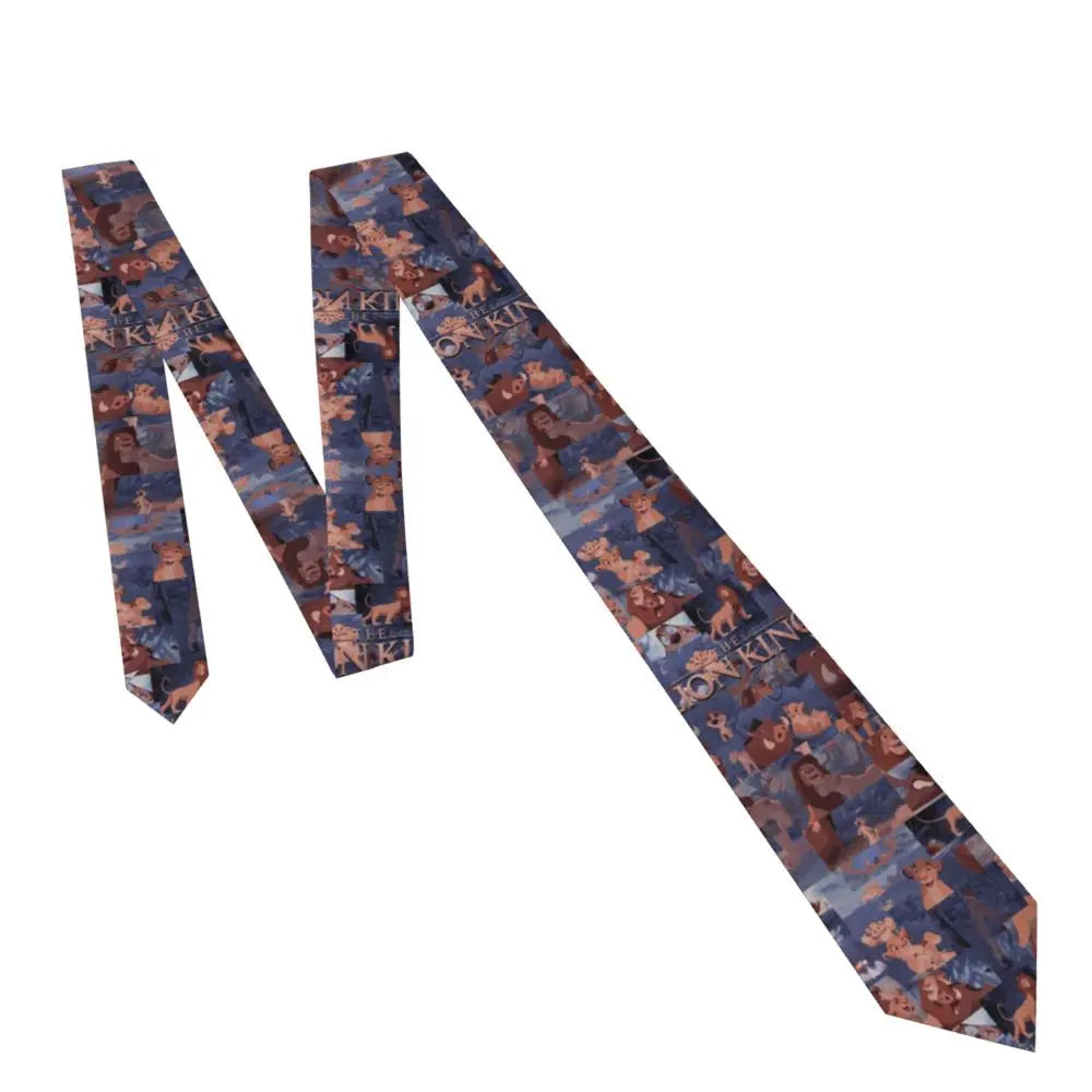 Custom The Lion King Hakuna Matata Necktie Mens Mens Suit Tie For Thanksgiving Day
