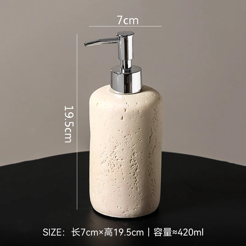 Simplicity Resin Lotion Bottle Bathroom Shower Gel Shampoo Bottle Soap Dispenser Empty Bottle Bathroom Supplies