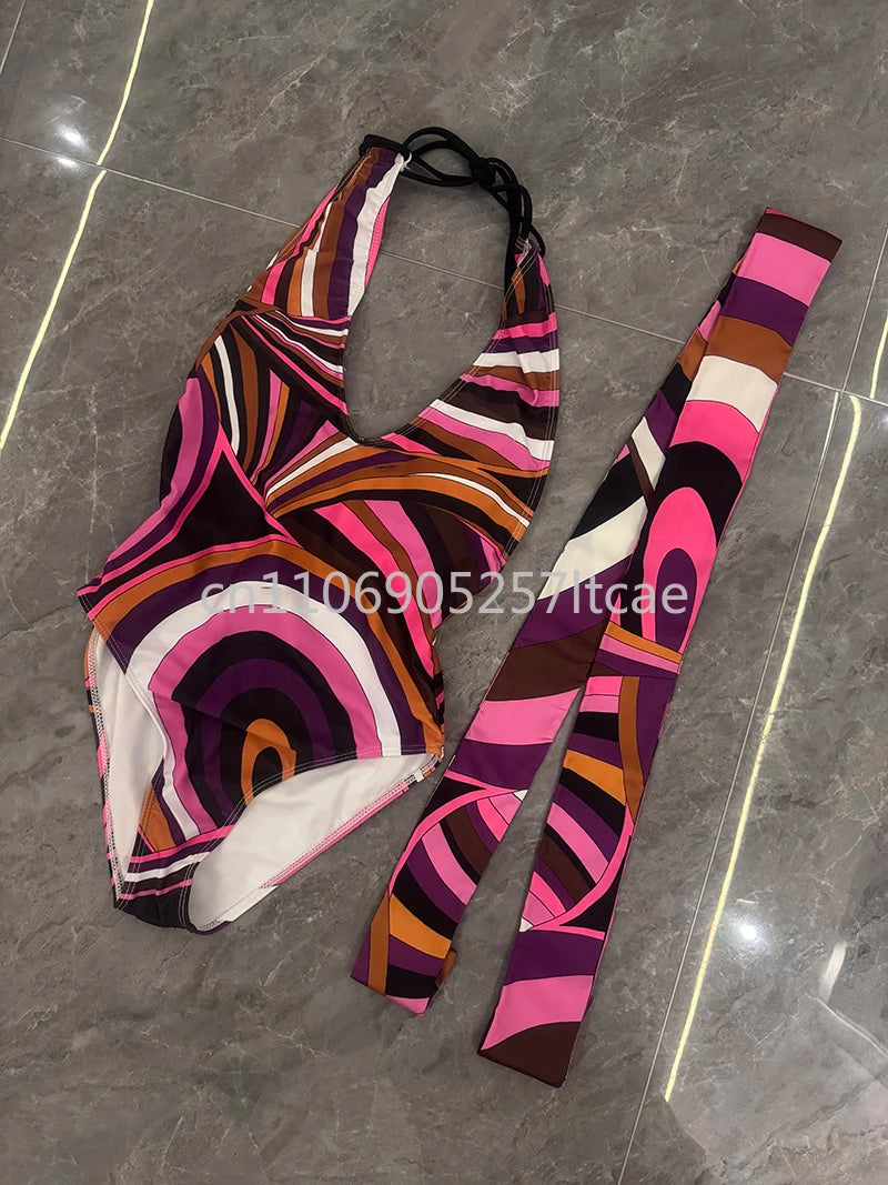 Luxury Design Women's Scarf Bikini Sets Letter Signature Logo Designer Brand Lady Headband Swimsuits