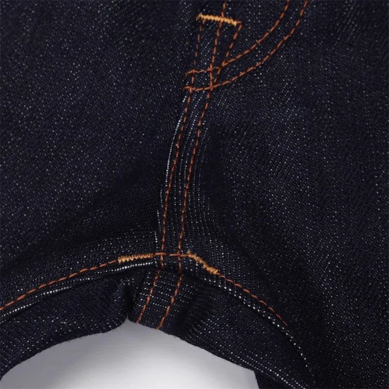 BOB DONG 23oz Extra Heavy Selvedge Denim Jeans Lot 35-3 Raw Denim Slim Straight Leg Pants