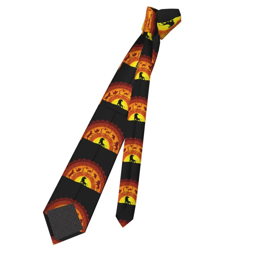 Custom The Lion King Hakuna Matata Necktie Mens Mens Suit Tie For Thanksgiving Day