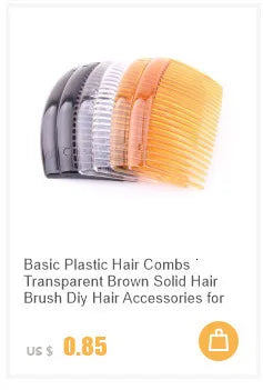 Brand French Banana Hair Clip Black Plastic Ponytail Holder Hair Pin for Lady Hairdress Beauty Tool Simple Hair Clips 2020