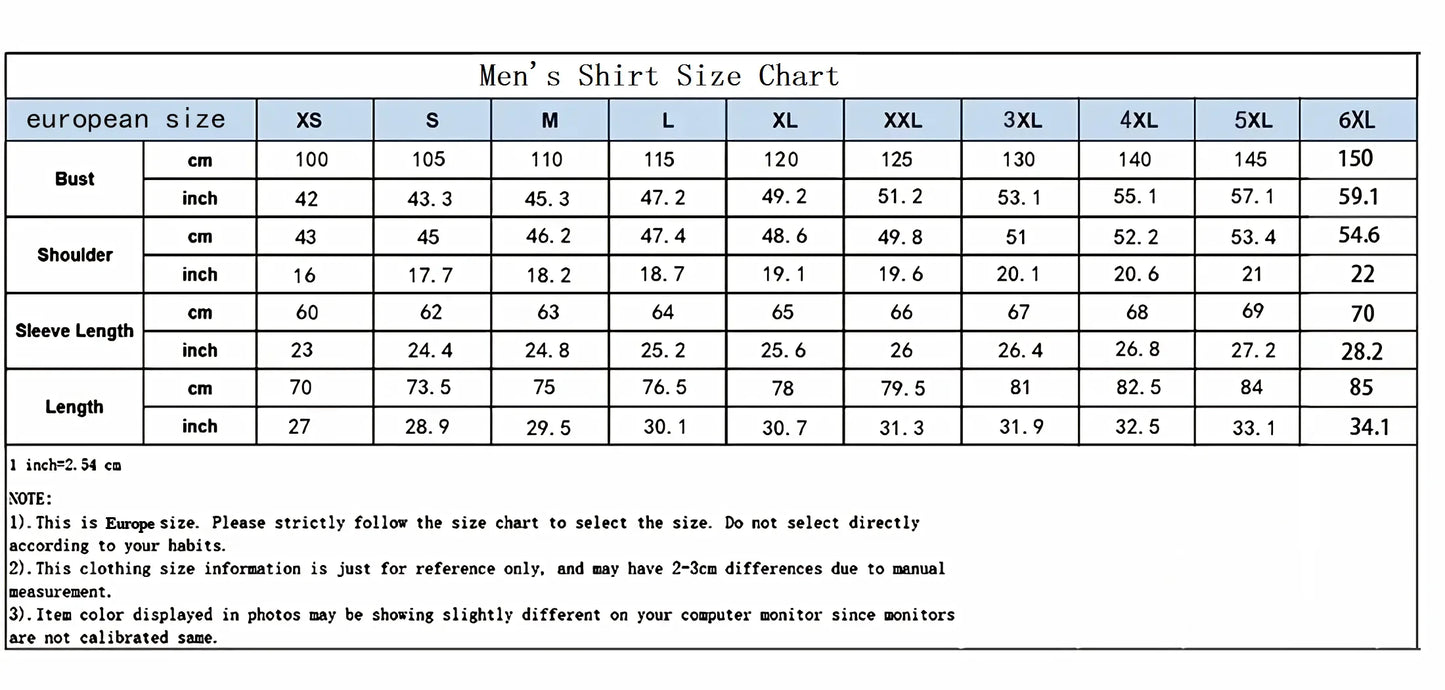Men's formal shirt butt shirt long-sleeved stripe lapel spring, autumn, winter and summer casual shirt, large size XS-6XL