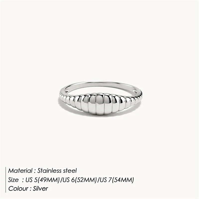 Fashion Ring 316L Stainless Steel Ring Anillo Ringen Mujer Women Rings Bague Couple Matching Jewlery Fashion Gifts Do not fade