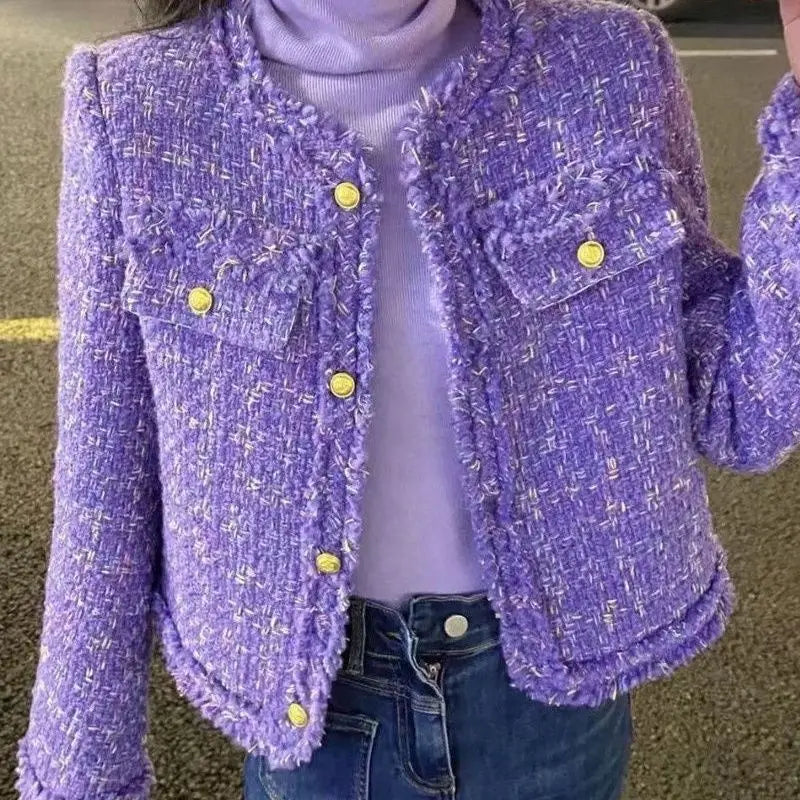 Spring Autumn High-end Skirt Set Fashion Elastic Knitted Long-sleeved Slim Cardigan High Waist Short Skirt Women's Two-piece Set