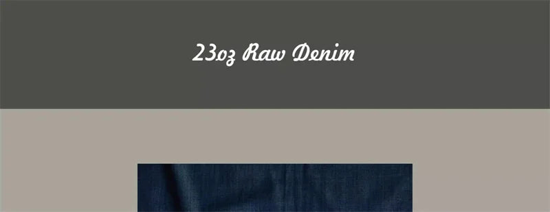 BOB DONG 23oz Extra Heavy Selvedge Denim Jeans Lot 35-3 Raw Denim Slim Straight Leg Pants