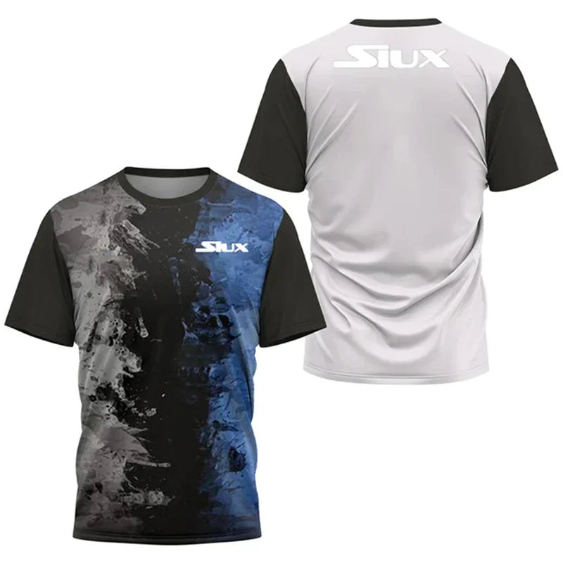 New SIUX Men's Quick Dry T-shirt Summer Sweat Running Sweatshirt Short Sleeve Breathable Badminton Tennis Volleyball Sports Tops