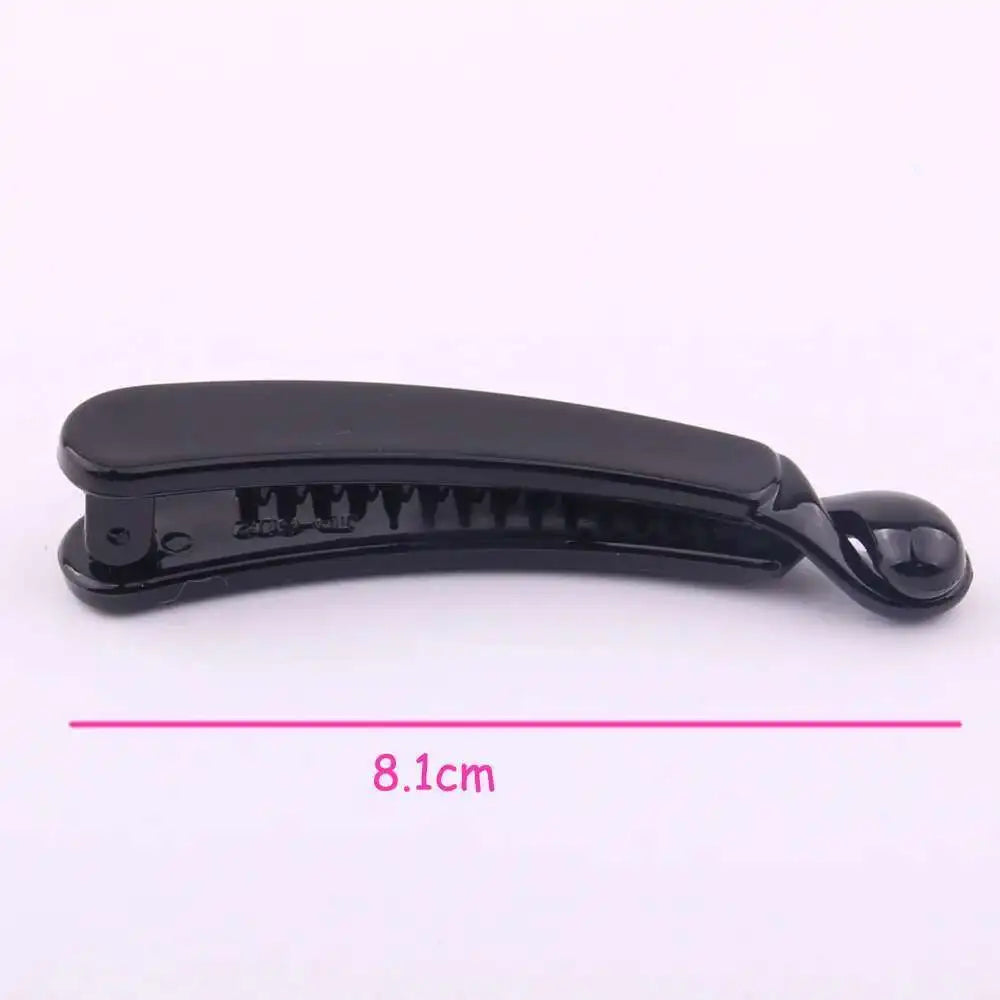 Brand French Banana Hair Clip Black Plastic Ponytail Holder Hair Pin for Lady Hairdress Beauty Tool Simple Hair Clips 2020