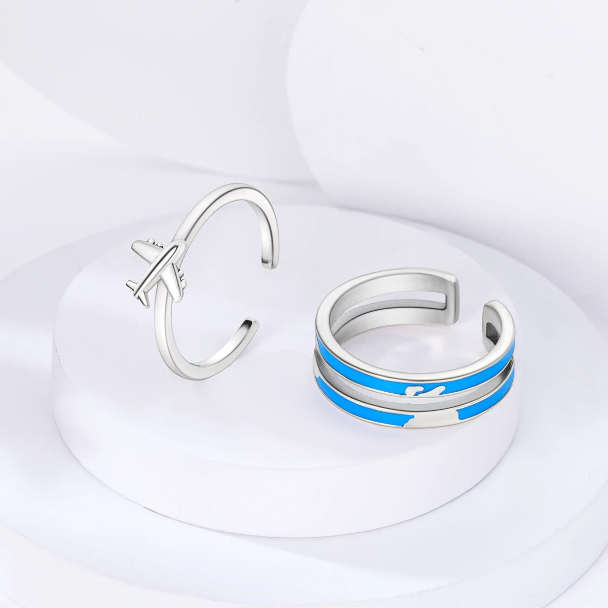 Silver Plated Women Luxury Stackable Ring Real Infinite Flower Daisy Fine Jewelry Rings For Engagement Weddling Party