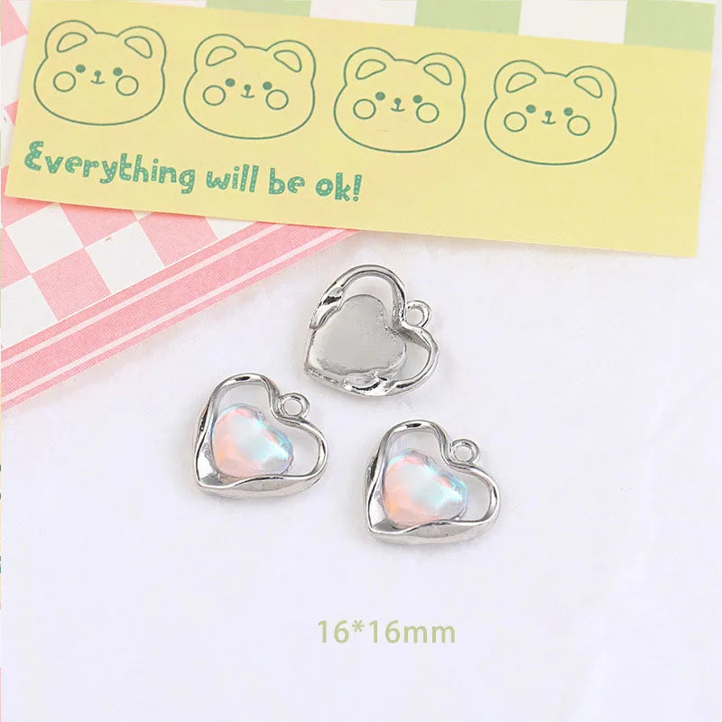 Wholesale Y2K Silver Charms for Jewelry Making Accessories DIY Pendant Necklace Bracelet Earring Women Girl Luxury Female Gift