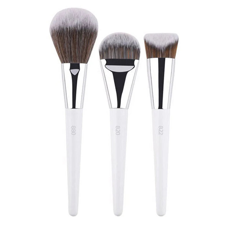 2/3/4/5/6/7pc White Makeup Brushes Liquid Foundation Base Make up Brush Eyeshadow blending Detail Face Eye Concealer Beauty tool