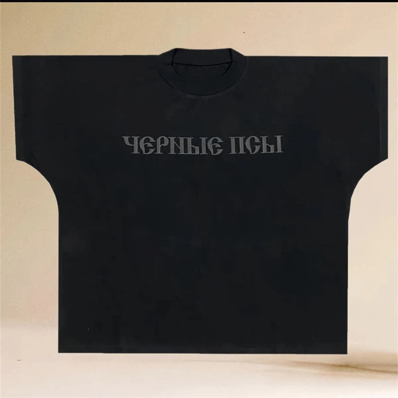 Kanye West Vultures Music Album Graphic YZY T Shirts Men Women Oversized T-shirts Male T-shirt Top Tees