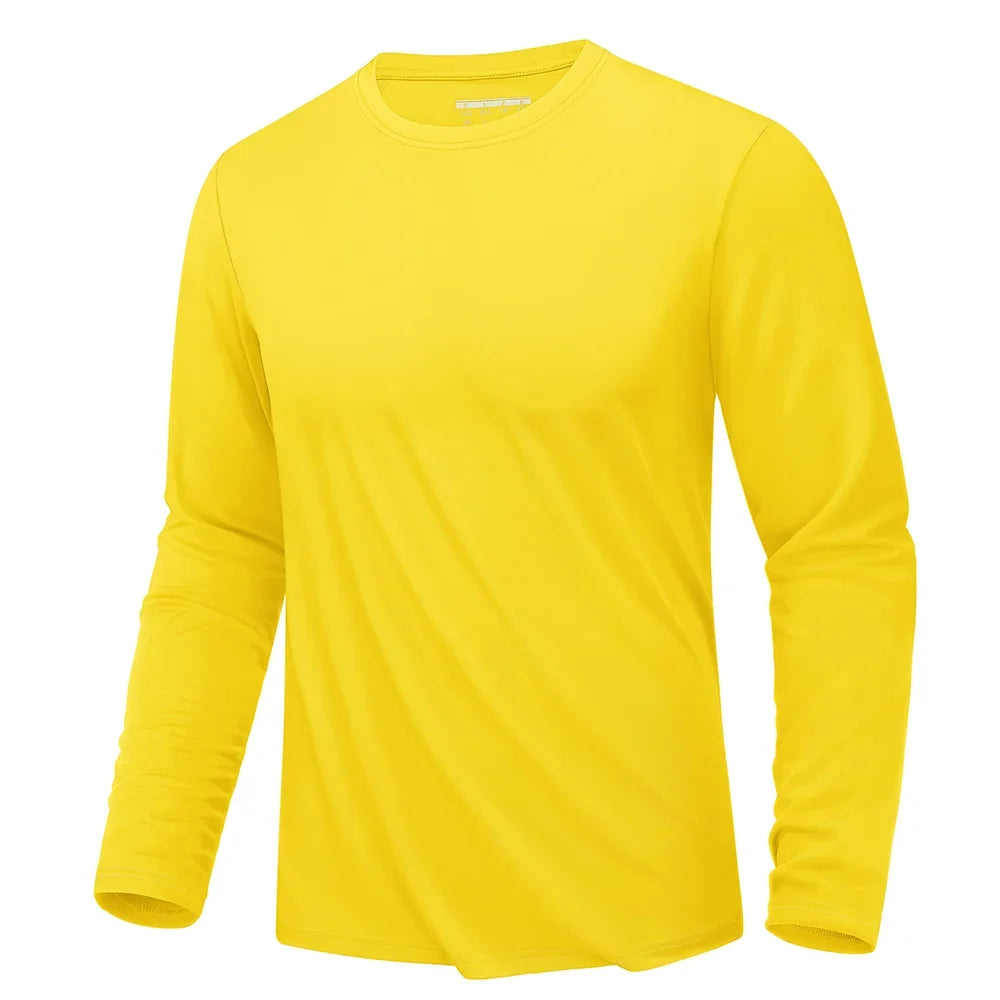 Men's Sun Protection  Summer official-website Long Sleeve Quick Dry Men T Shirts Breathable Hiking Fish Performance Top UV-Proof