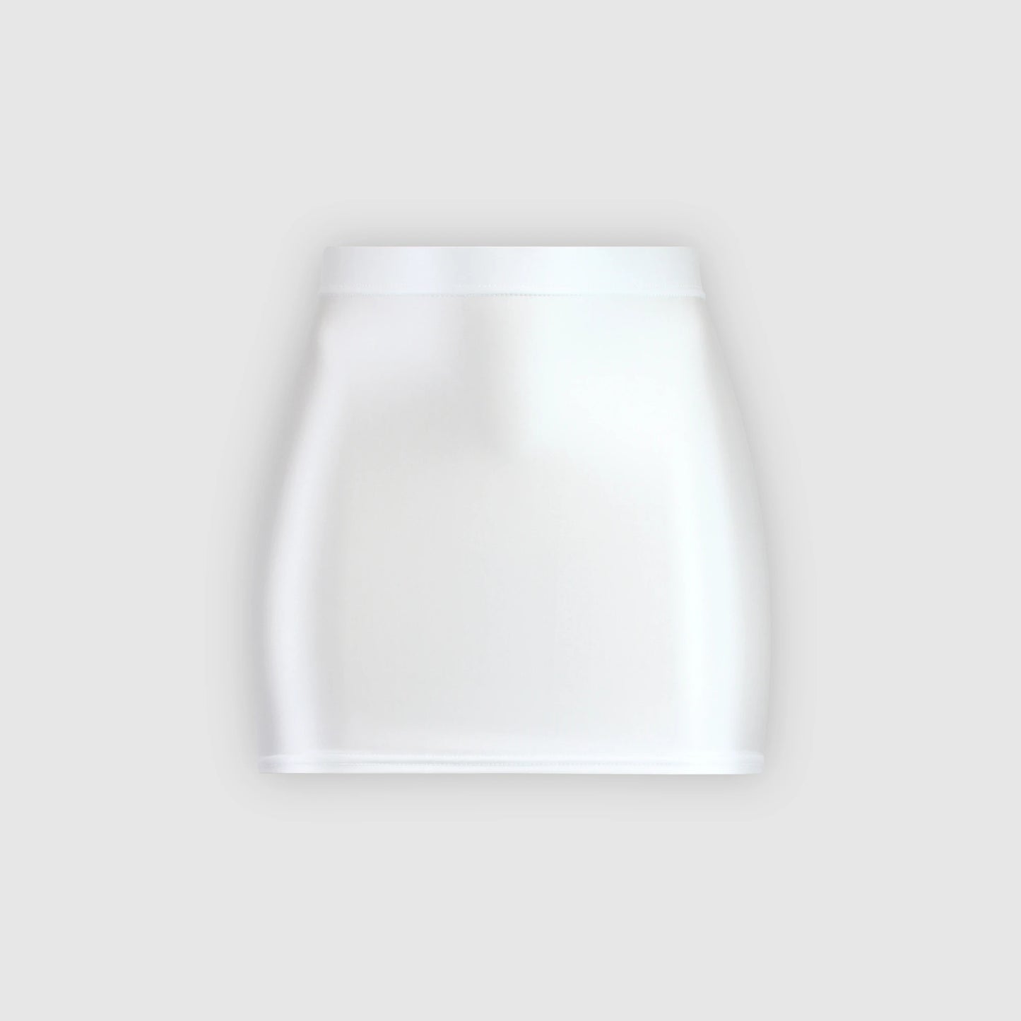 MJINM Women's Shiny Satin Glossy Skirts Hip Wrap One Step Skirts Smooth Bodycon Elastic Waist Half-body Causal Mini Short Skirts