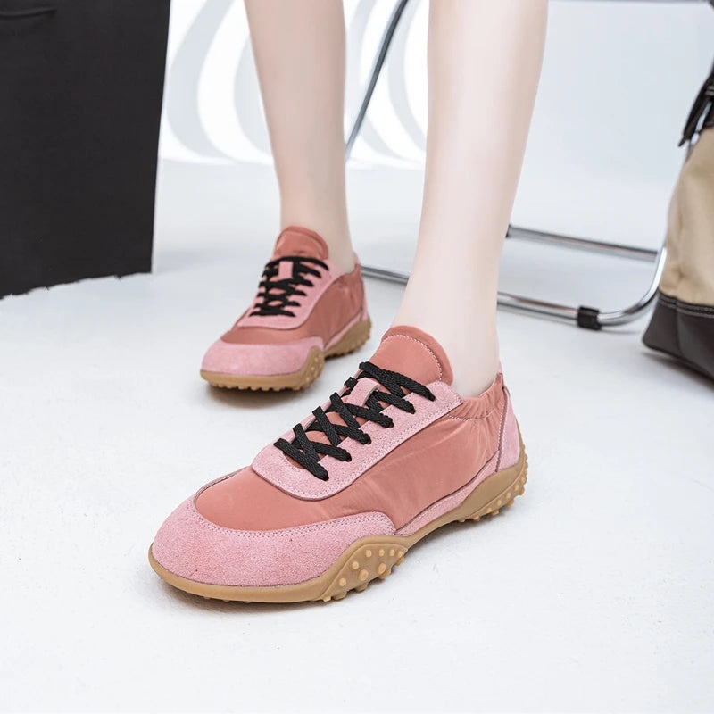 AIYUQI Women Sneakers 2025 New  Flat Non-slip Women's Moral Training Shoes Large Size Running Skateboarding Shoes For Women