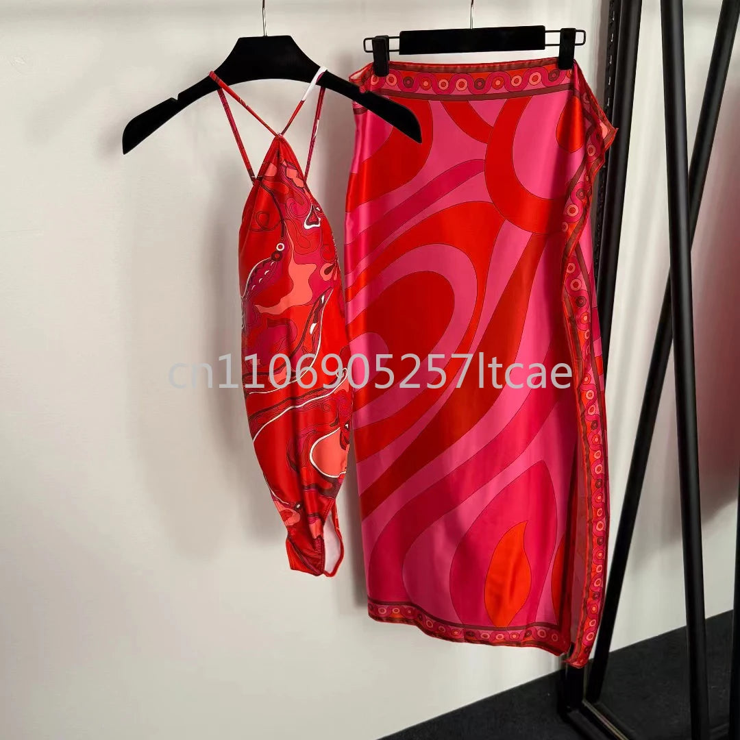 Luxury Design Women's Scarf Bikini Sets Letter Signature Logo Designer Brand Lady Headband Swimsuits