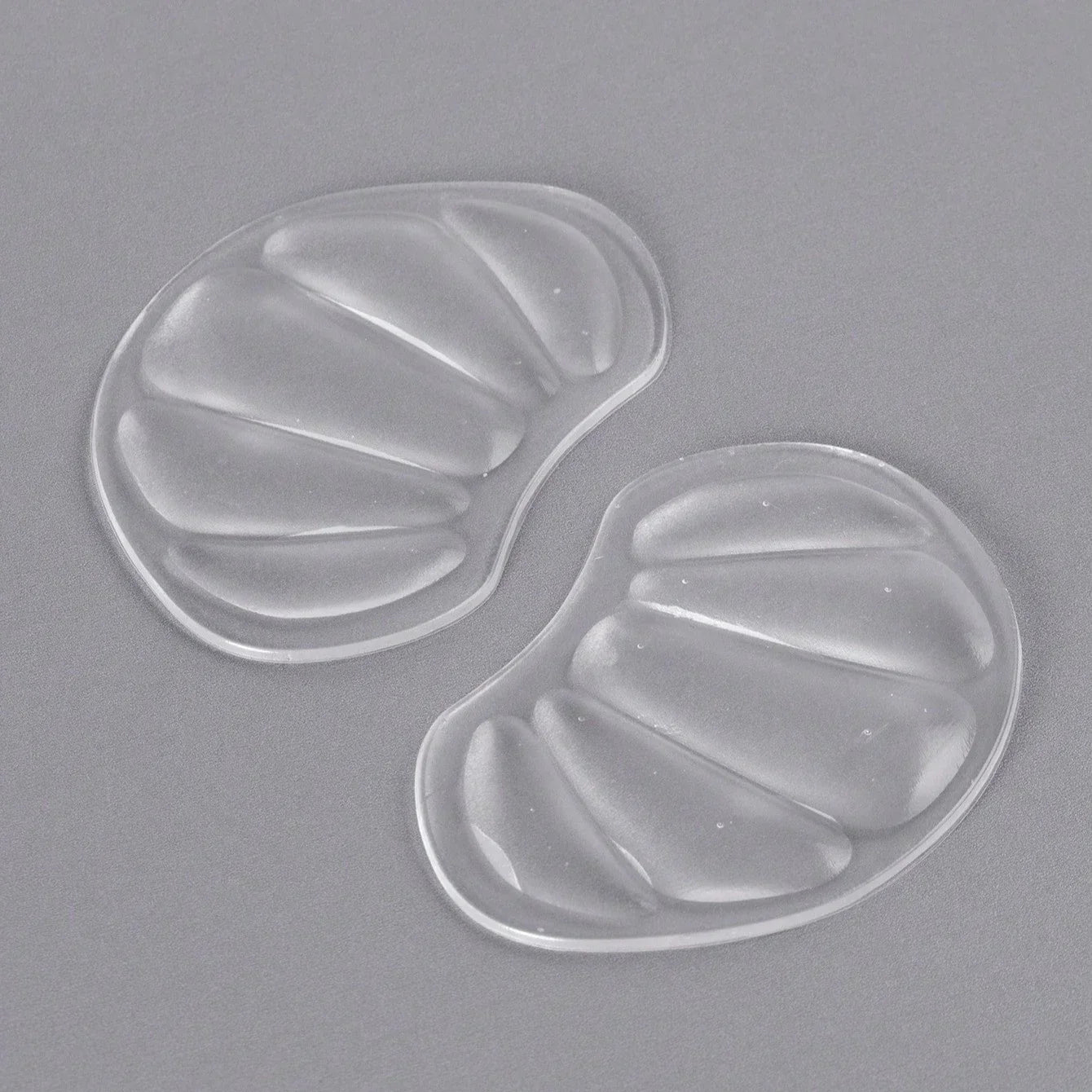 1 Pairs Clear Silicone Heel & Forefoot Cushion Pads Unisex Comfort for High Heels Sneakers Summer Wear (Lightweight Breathable)