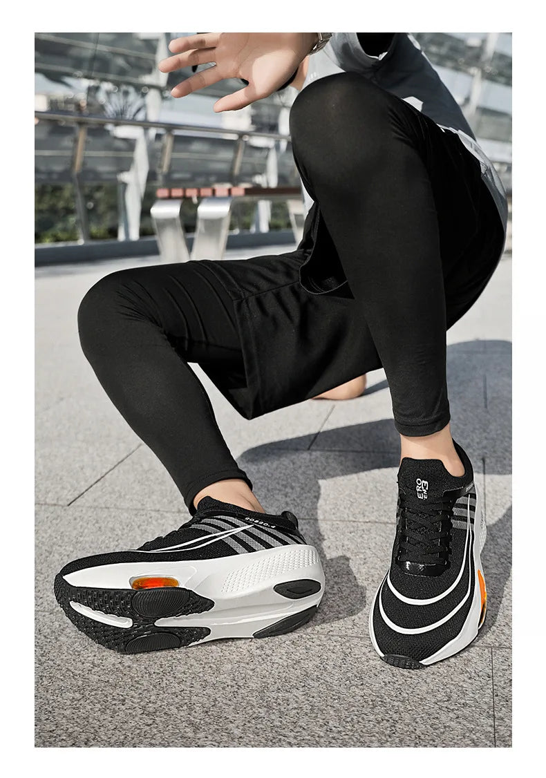 NEW Running Shoe Air Cushion Speciality Marathon Men Sports Breathable Lightweight Women's Comfortable Athletic Nonskid Sneakers