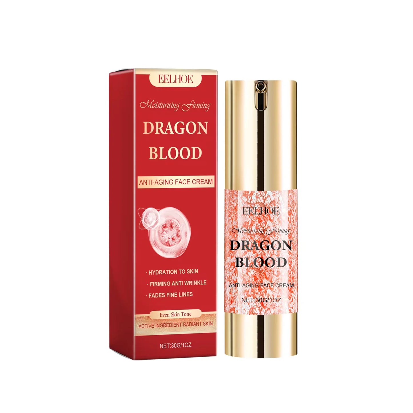 EELHOE Dragon Blood Cream Rejuvenation Facial Treatments Reduce Fine Lines Anti Wrinkle Tighten Skin Lifting Dragon Blood Serum