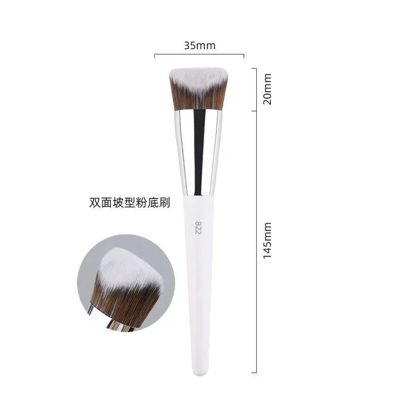 2/3/4/5/6/7pc White Makeup Brushes Liquid Foundation Base Make up Brush Eyeshadow blending Detail Face Eye Concealer Beauty tool