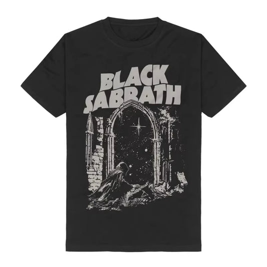 Into The Void Black Sabbath Peripheral Pattern Printing Summer Luxury Brand Cotton Men's and Women's T-Shirts Short Sleeves
