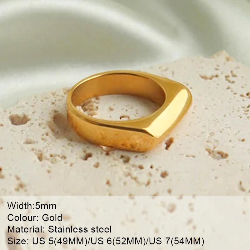 Fashion Ring 316L Stainless Steel Ring Anillo Ringen Mujer Women Rings Bague Couple Matching Jewlery Fashion Gifts Do not fade