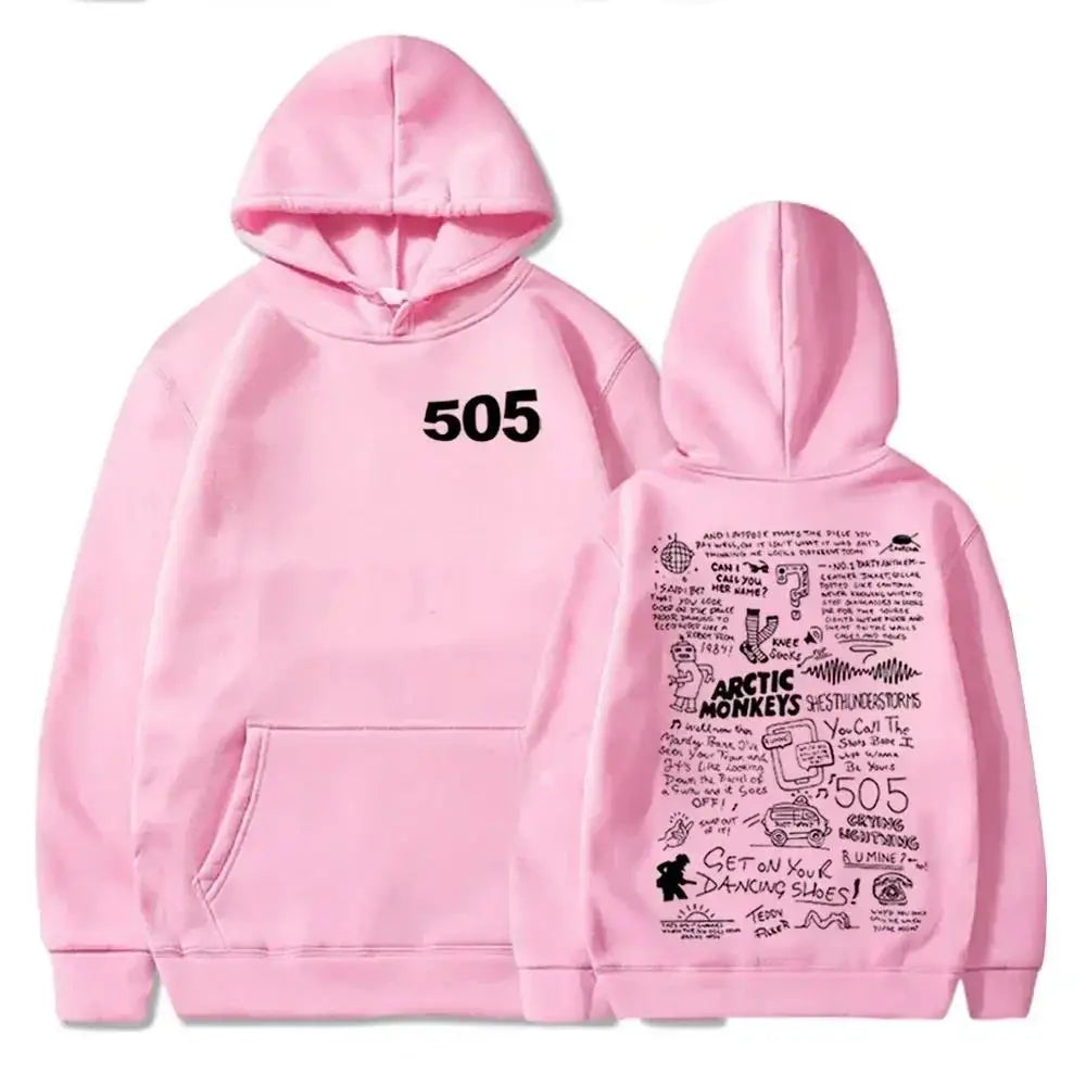 505 Hoodie Arctic Monkeys Music Hoodie Arctic Monkeys Merch Gift For Arctic Monkeys Fan Pullover Tops Streetwear Unisex