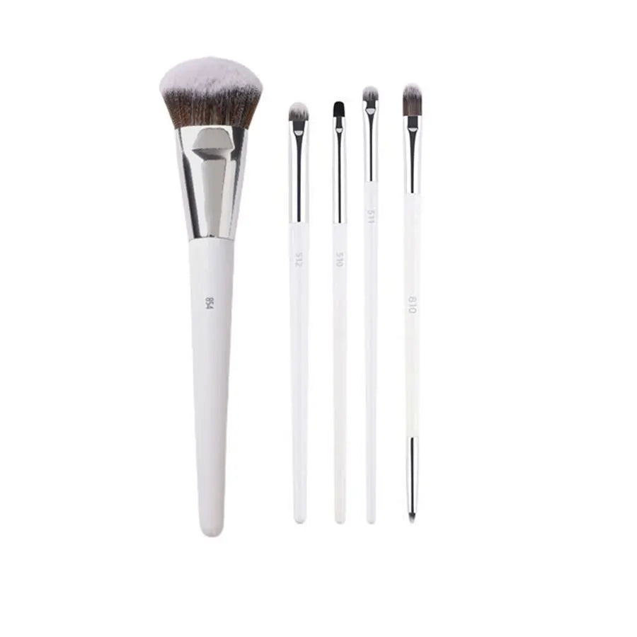 2/3/4/5/6/7pc White Makeup Brushes Liquid Foundation Base Make up Brush Eyeshadow blending Detail Face Eye Concealer Beauty tool