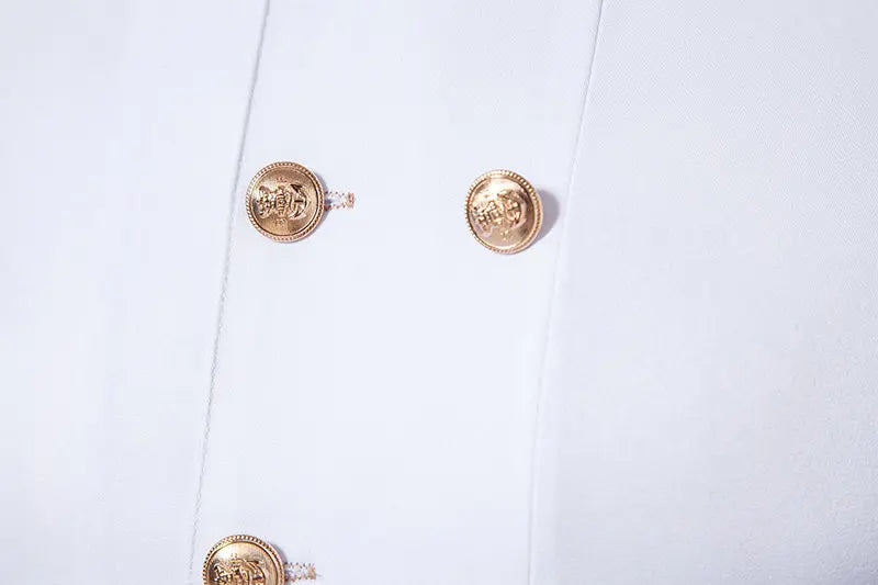 Double Breasted Formal Dress Shirts for Men New in Steampunk Nightclub Party Prom Henry Collar Gothic Shirts Mens Stage Costumes