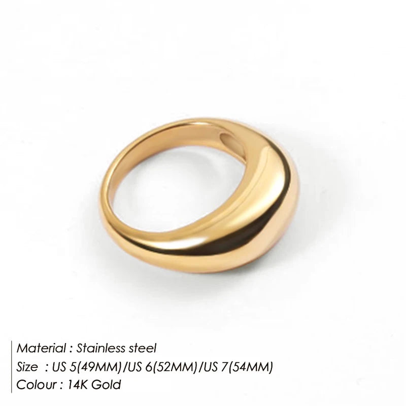 Fashion Ring 316L Stainless Steel Ring Anillo Ringen Mujer Women Rings Bague Couple Matching Jewlery Fashion Gifts Do not fade