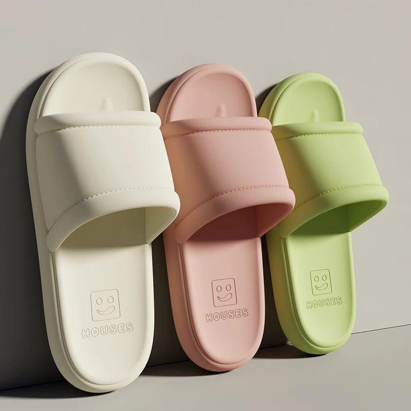 New Men's Slippers EVA Non-slip Bathroom Slipper Soft Comfortable Home Summer Sandal Indoor Bathroom Slippers Male Shower Shoes