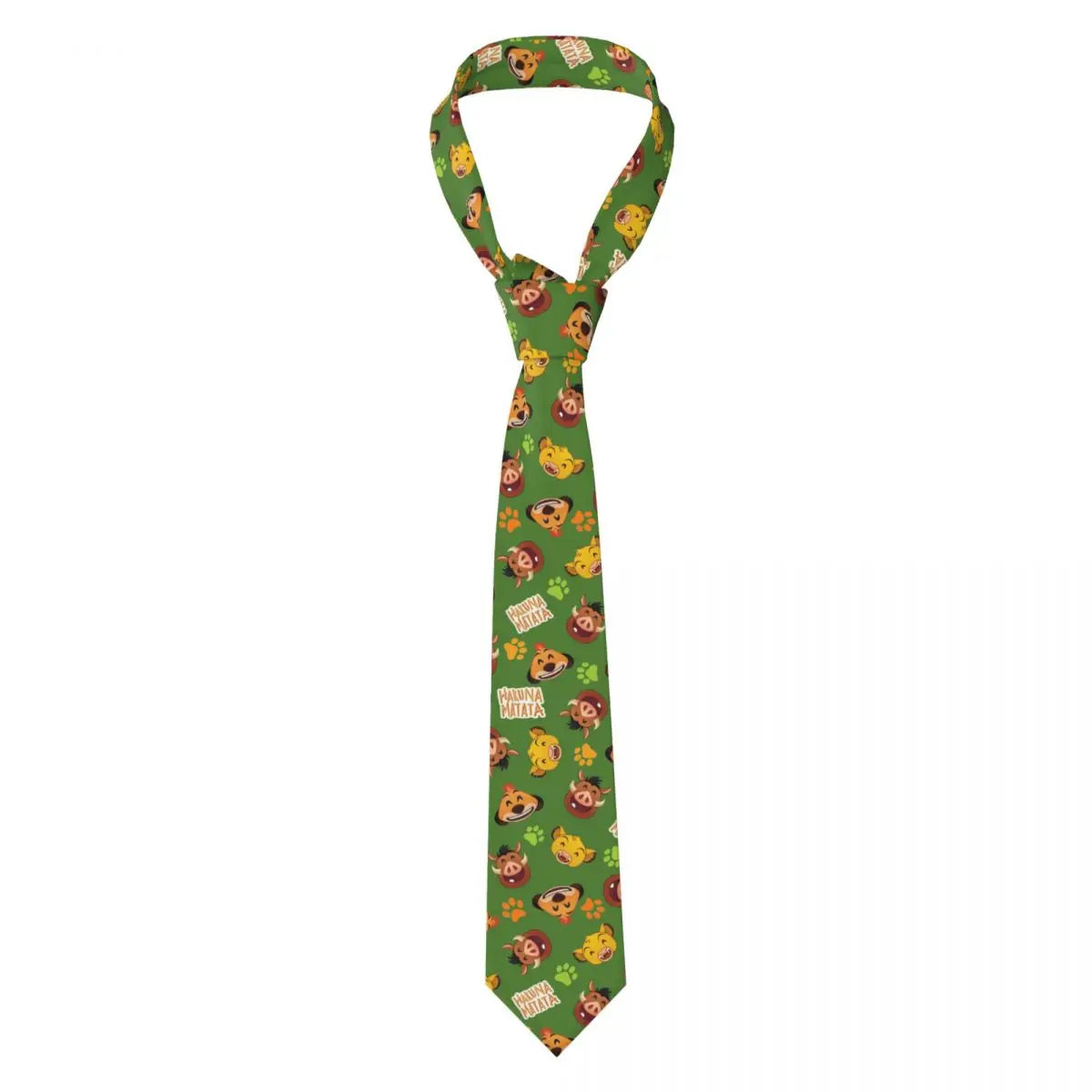 Custom The Lion King Hakuna Matata Necktie Mens Mens Suit Tie For Thanksgiving Day
