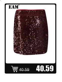 [EAM] High Elastic Waist Black Irregular Pleated Midi Elegant Half-body Skirt Women Fashion Tide New Spring Autumn 2025 1DJ0400