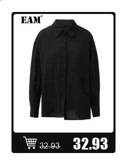 [EAM] High Elastic Waist Black Irregular Pleated Midi Elegant Half-body Skirt Women Fashion Tide New Spring Autumn 2025 1DJ0400