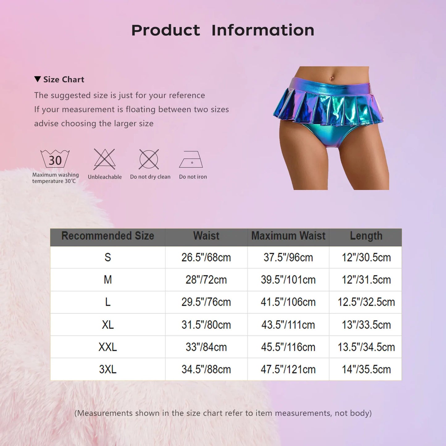 Womens Metallic Shiny Mini Skirt Elastic Waistband Pleated Skirted Underwear Culottes Micro Miniskirts Rave Party Nightclub Wear