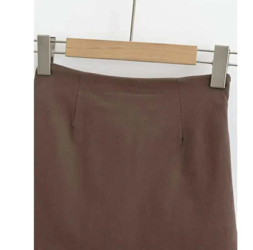 Women Summer Sexy Shorts Skirts Summer Korean Low Waist Office Ladies Mini Skirts Fashion Casual Solid A Line Skirts New