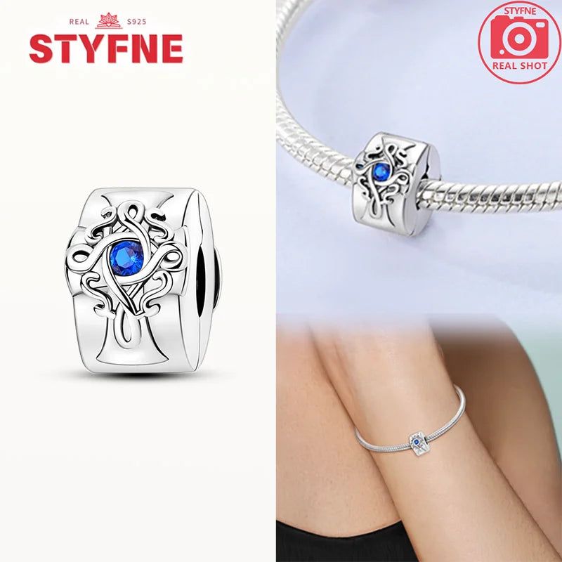 925 Silver Charms Religion Heart Lucky Eye Cross Beads For Original Bracelet Making Pendant for Women Fine Jewelry gifts