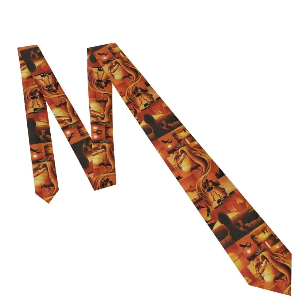 Custom The Lion King Hakuna Matata Necktie Mens Mens Suit Tie For Thanksgiving Day