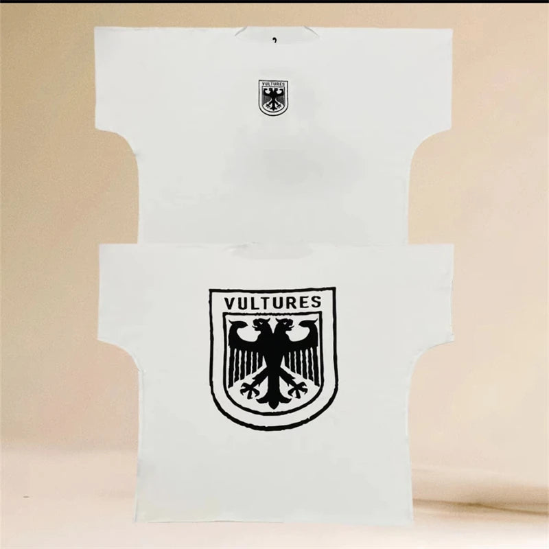 Kanye West Vultures Music Album Graphic YZY T Shirts Men Women Oversized T-shirts Male T-shirt Top Tees