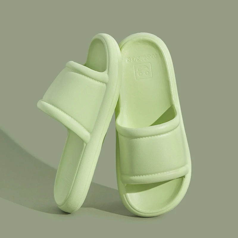 New Men's Slippers EVA Non-slip Bathroom Slipper Soft Comfortable Home Summer Sandal Indoor Bathroom Slippers Male Shower Shoes