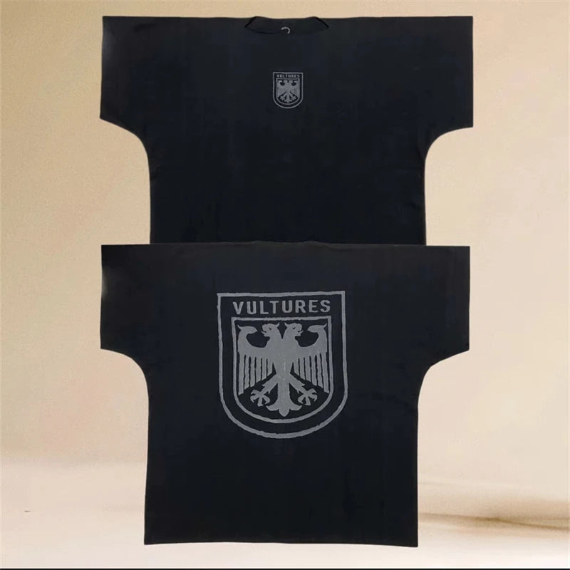 Kanye West Vultures Music Album Graphic YZY T Shirts Men Women Oversized T-shirts Male T-shirt Top Tees