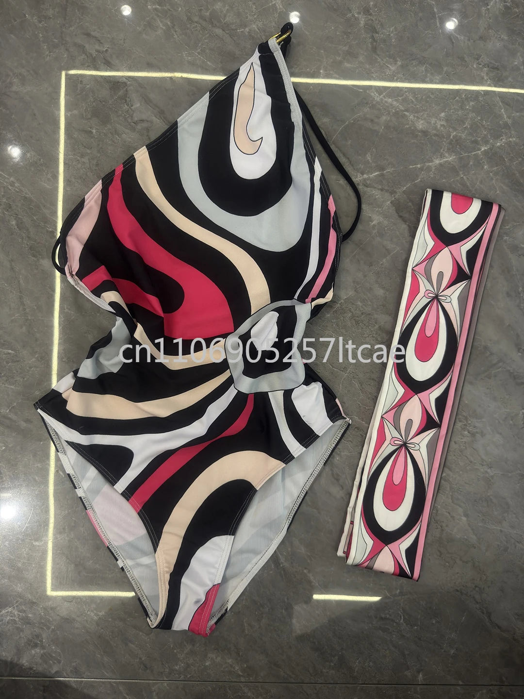 Luxury Design Women's Scarf Bikini Sets Letter Signature Logo Designer Brand Lady Headband Swimsuits