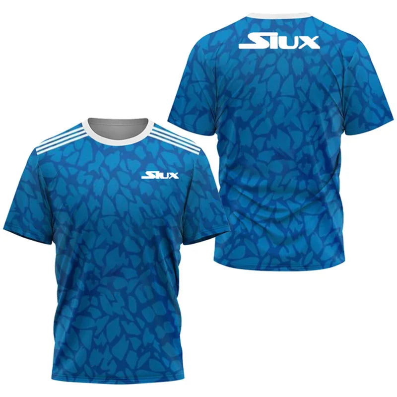 New SIUX Men's Quick Dry T-shirt Summer Sweat Running Sweatshirt Short Sleeve Breathable Badminton Tennis Volleyball Sports Tops
