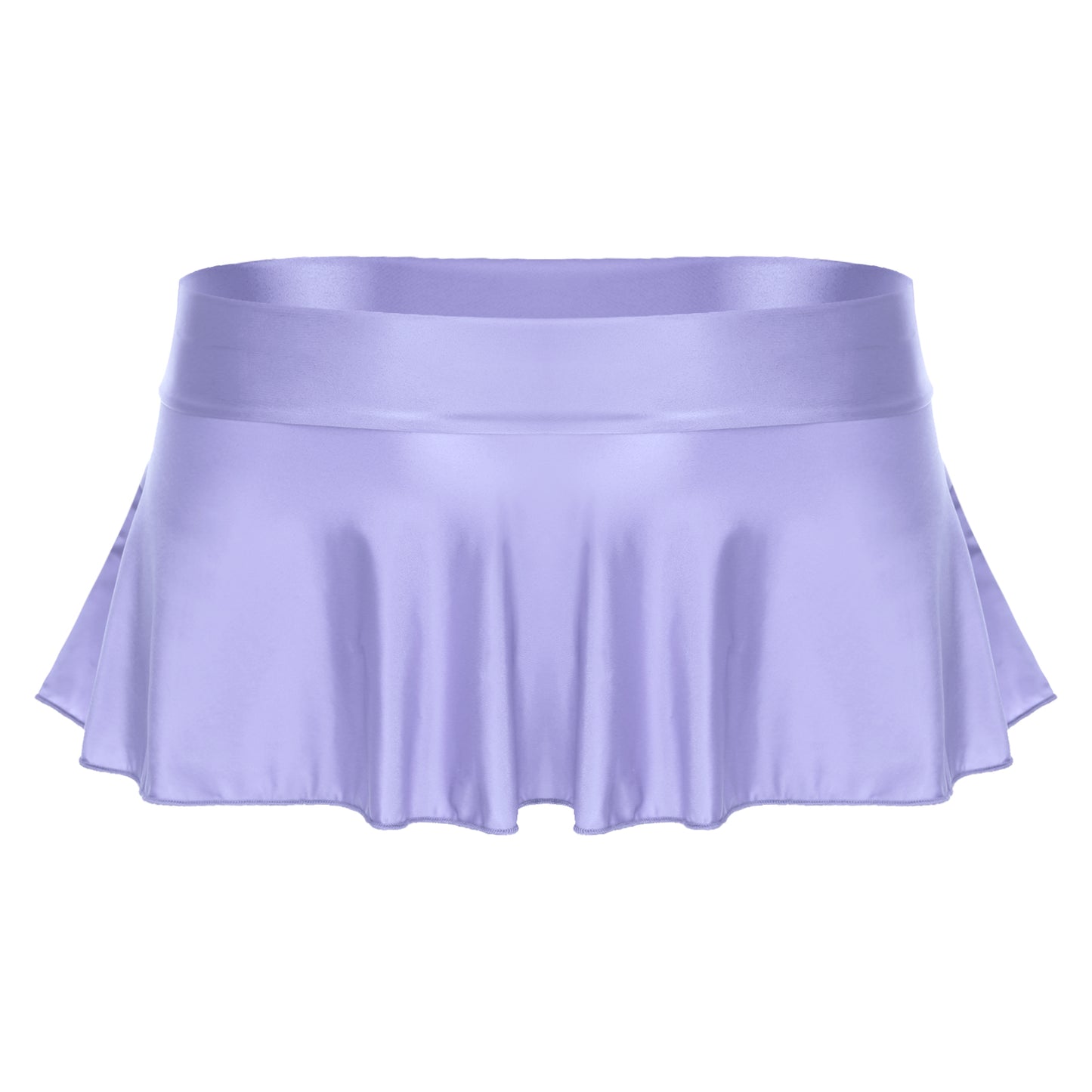 Skirts for Women Korean Fashion Mini Skirts Solid Color Sexy Miniskirt Clubwear Glossy Ruffled Short Rave Mini Skirt Y2k Clothes