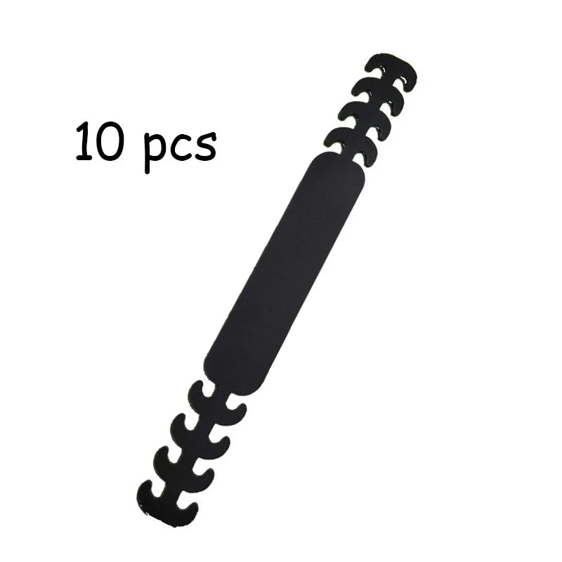 10pcs Mask Holder Adjustable Anti-slip Silicone Mask Strap Buckle Ear Grips Extension Hooks Face Mask Ear Protection Artifact