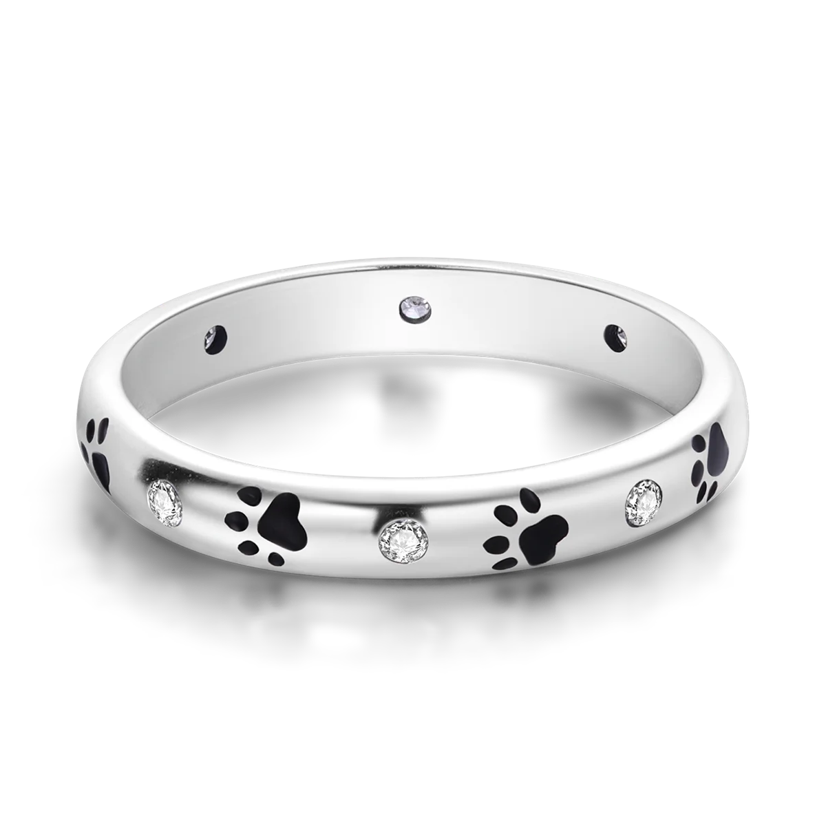 Silver Plated Women Luxury Stackable Ring Real Infinite Flower Daisy Fine Jewelry Rings For Engagement Weddling Party